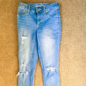 Universal Thread High Waisted Ripped Jeans